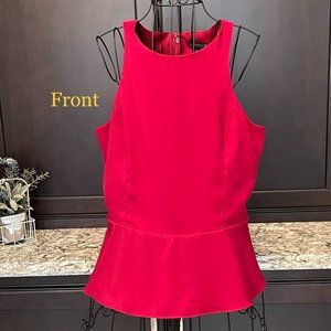 Express Sleeveless Peplum Top